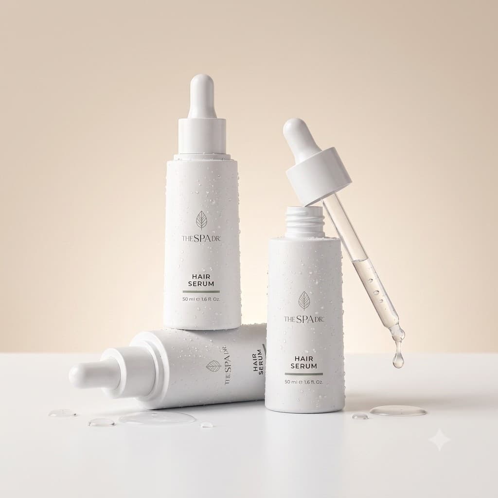 The Spa Dr. Hair Serum bottles
