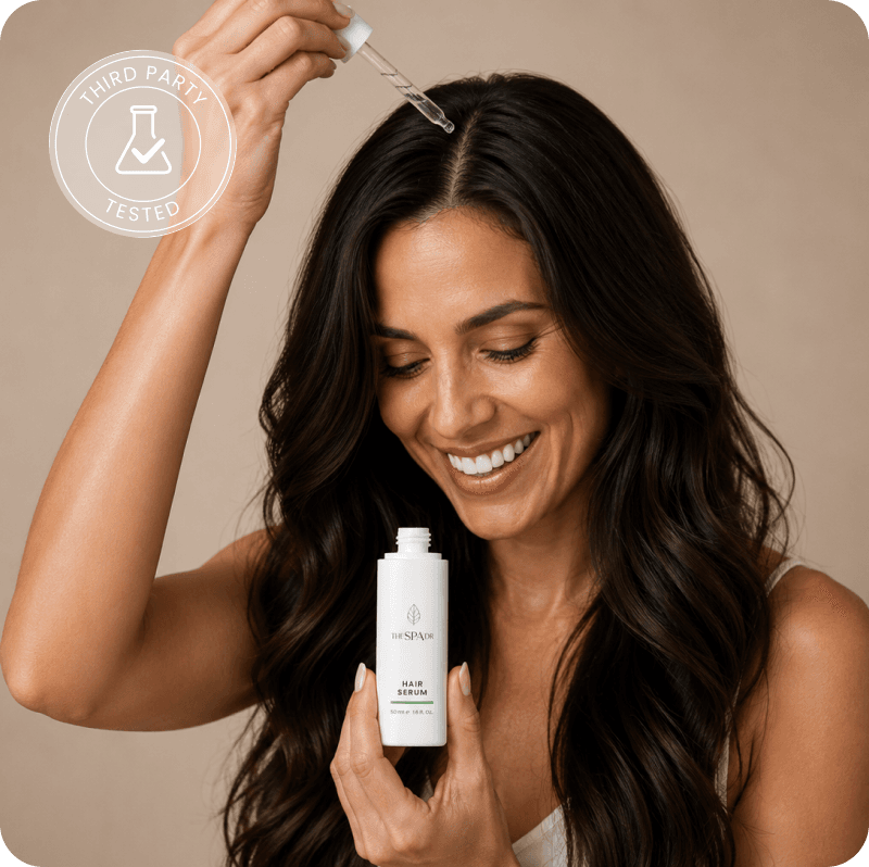 Applying the serum